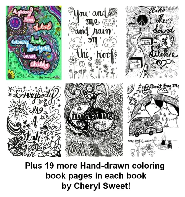 A Groovy Kind Of Love: A Rock n Roll Coloring Book - Image 2