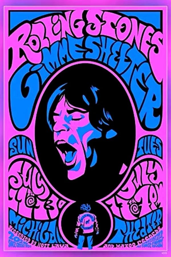 Rolling Stones 1969 Concert Poster 13"x19"